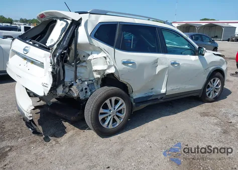 2016 Nissan Rogue Sv из США, поврежденный, VIN KNMAT2MV0GP664281